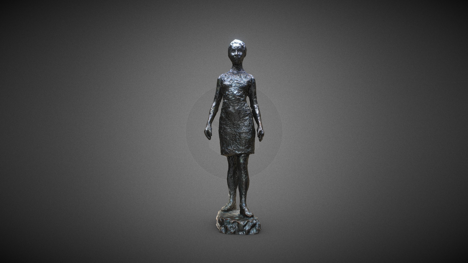 Jeune Fille en Ville Leopold Kretz 1992 3D Model