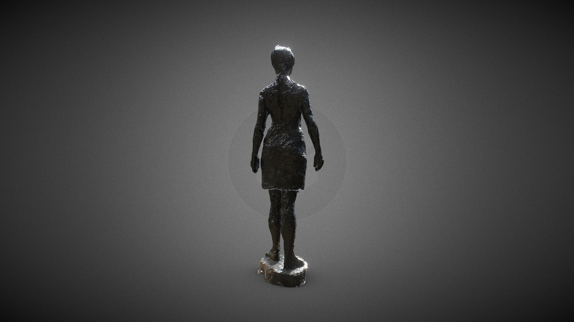 Jeune Fille en Ville Leopold Kretz  1992  3D Model