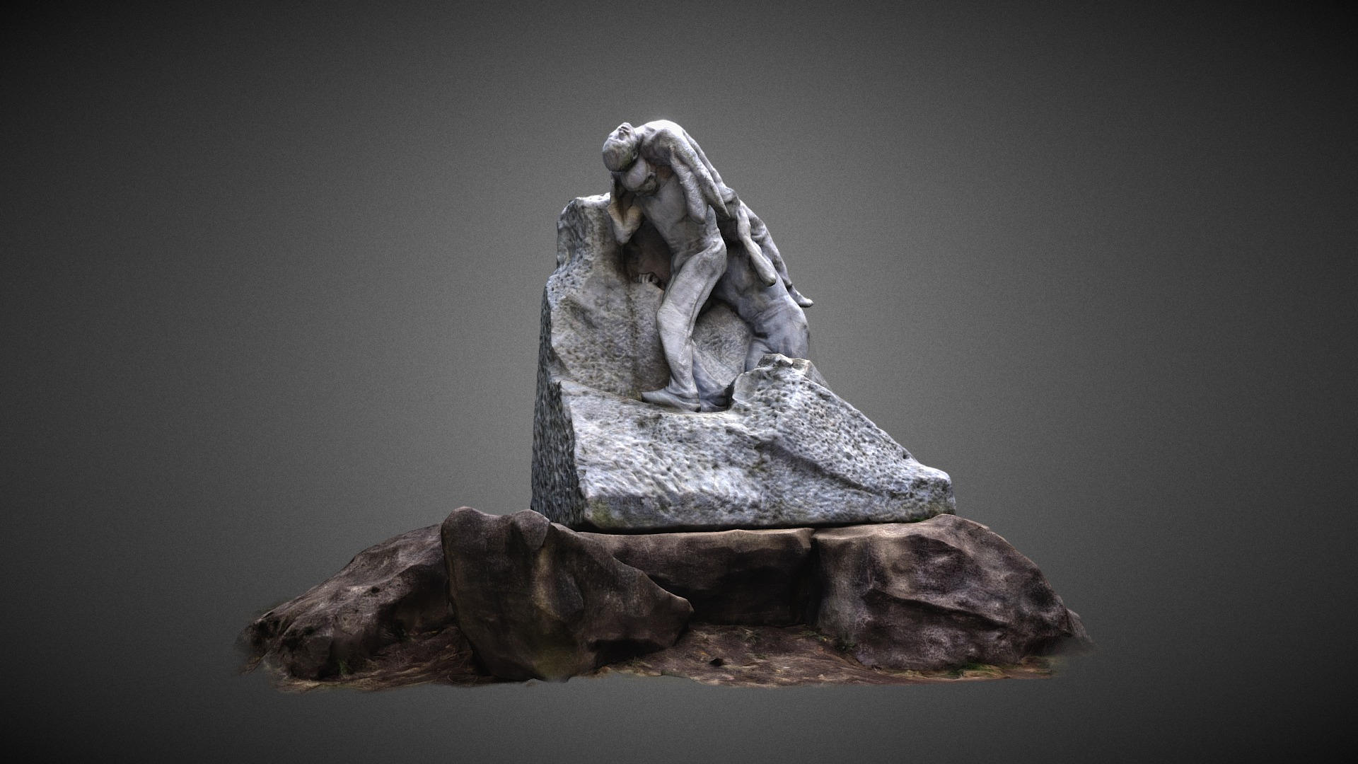 LAccident De Carri&egravere Henri Bouchard 1906 3D Model