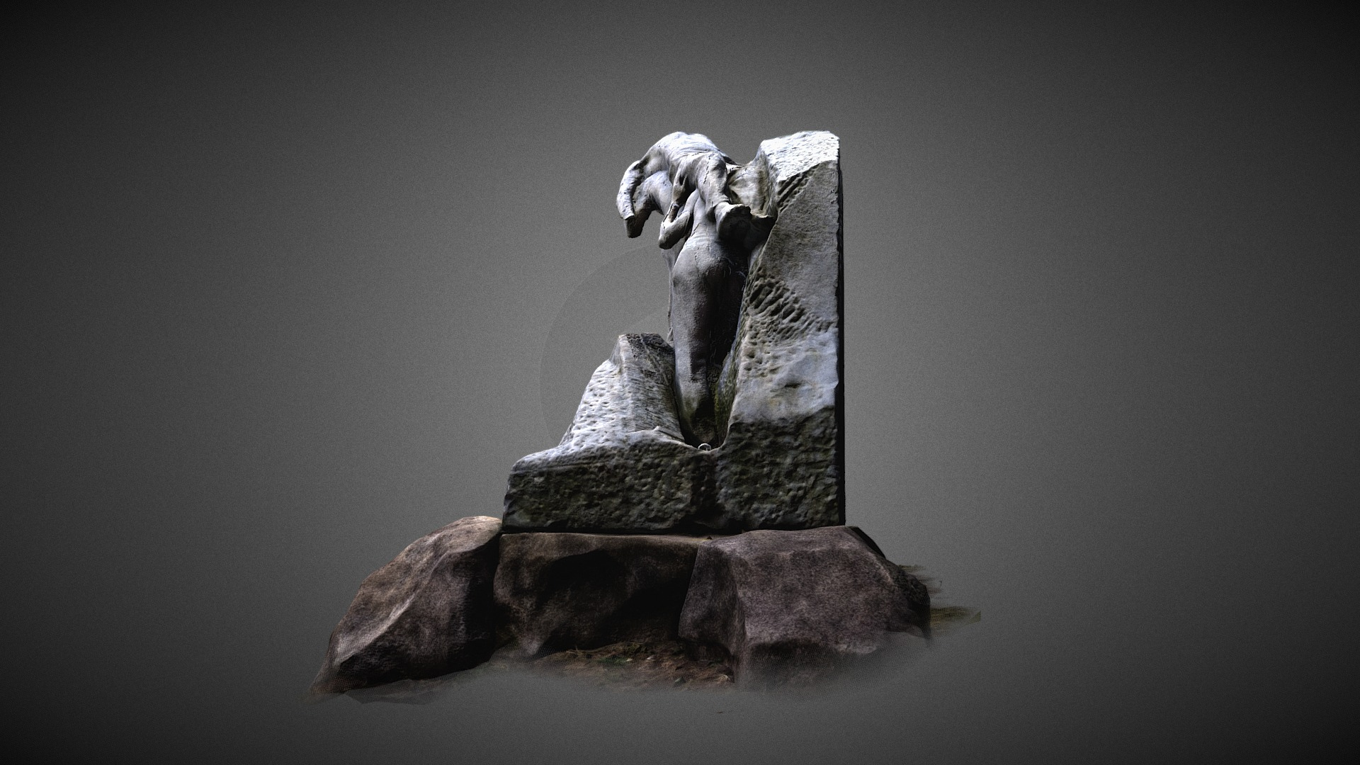 LAccident De Carrière Henri Bouchard 1906 3D Model