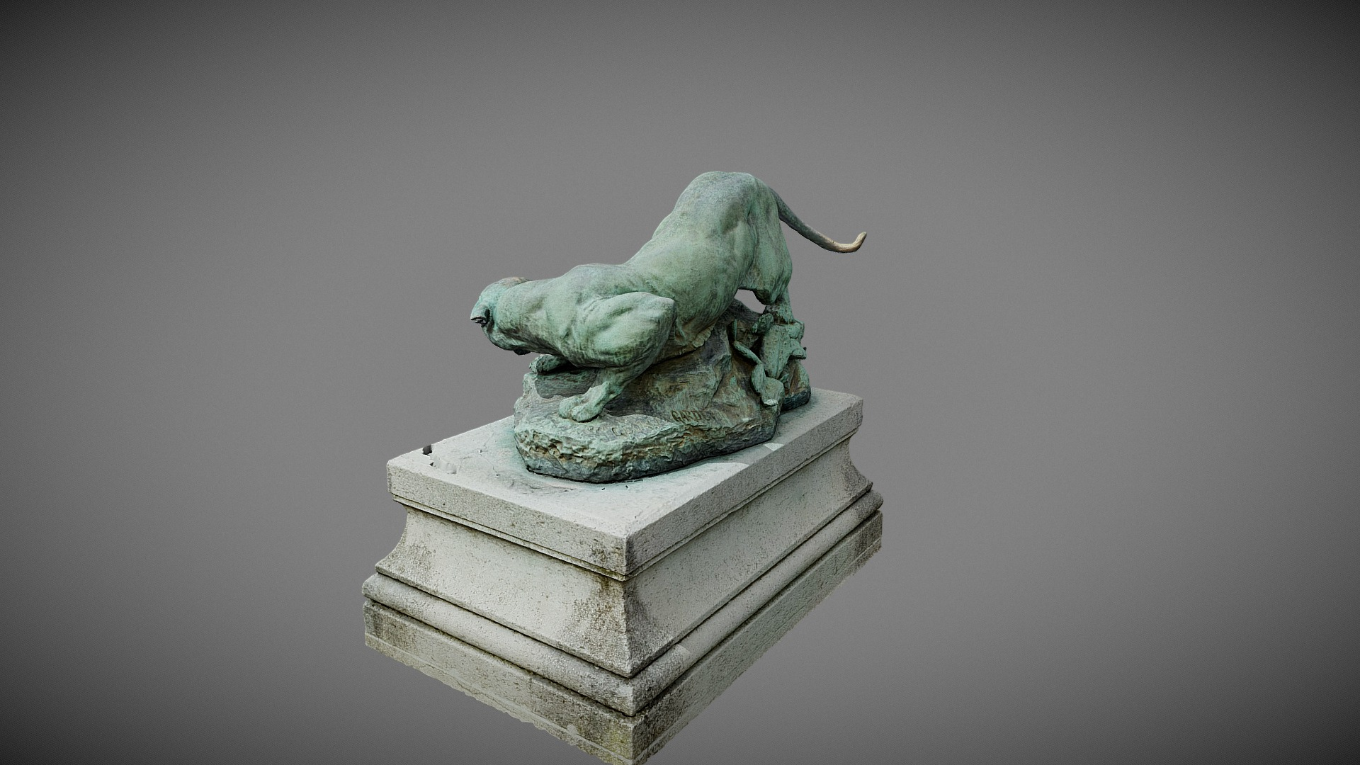 Le Drame Au D&eacutesert Georges Gardet 1887 3D Model