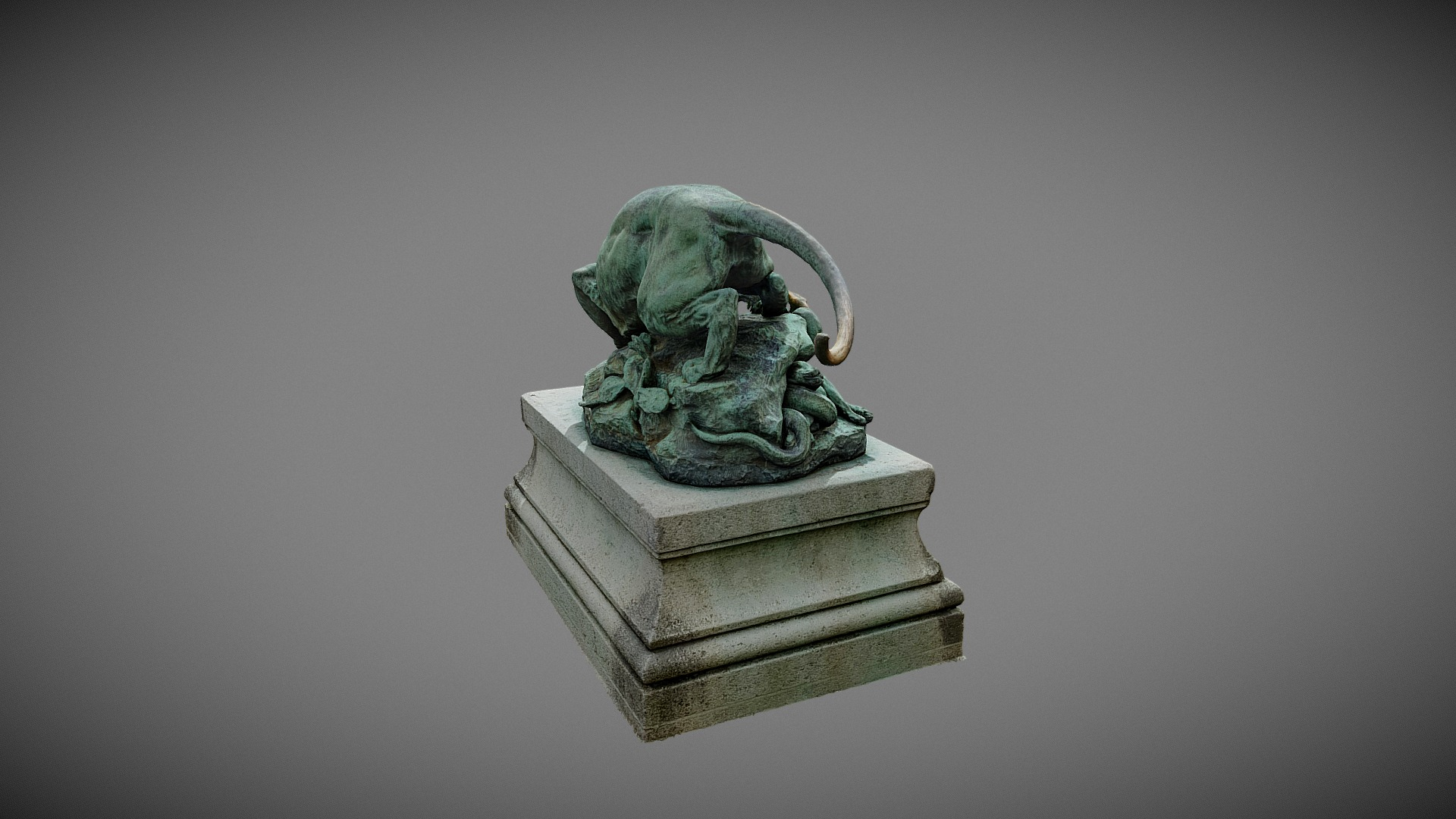 Le Drame Au D&eacutesert Georges Gardet 1887 3D Model