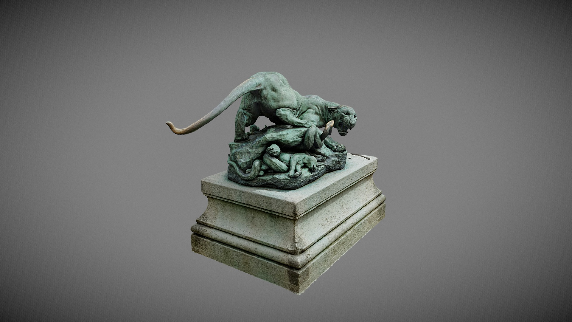 Le Drame Au D&eacutesert Georges Gardet 1887 3D Model