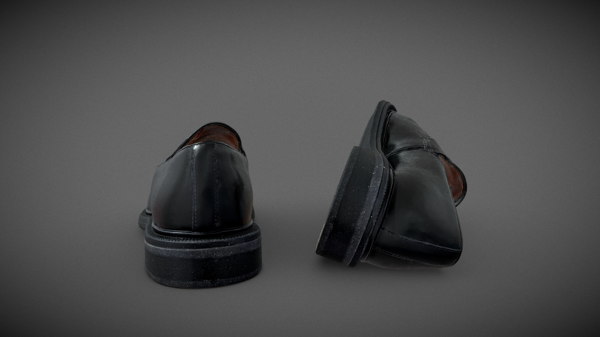 Leather Loafers 3D Model