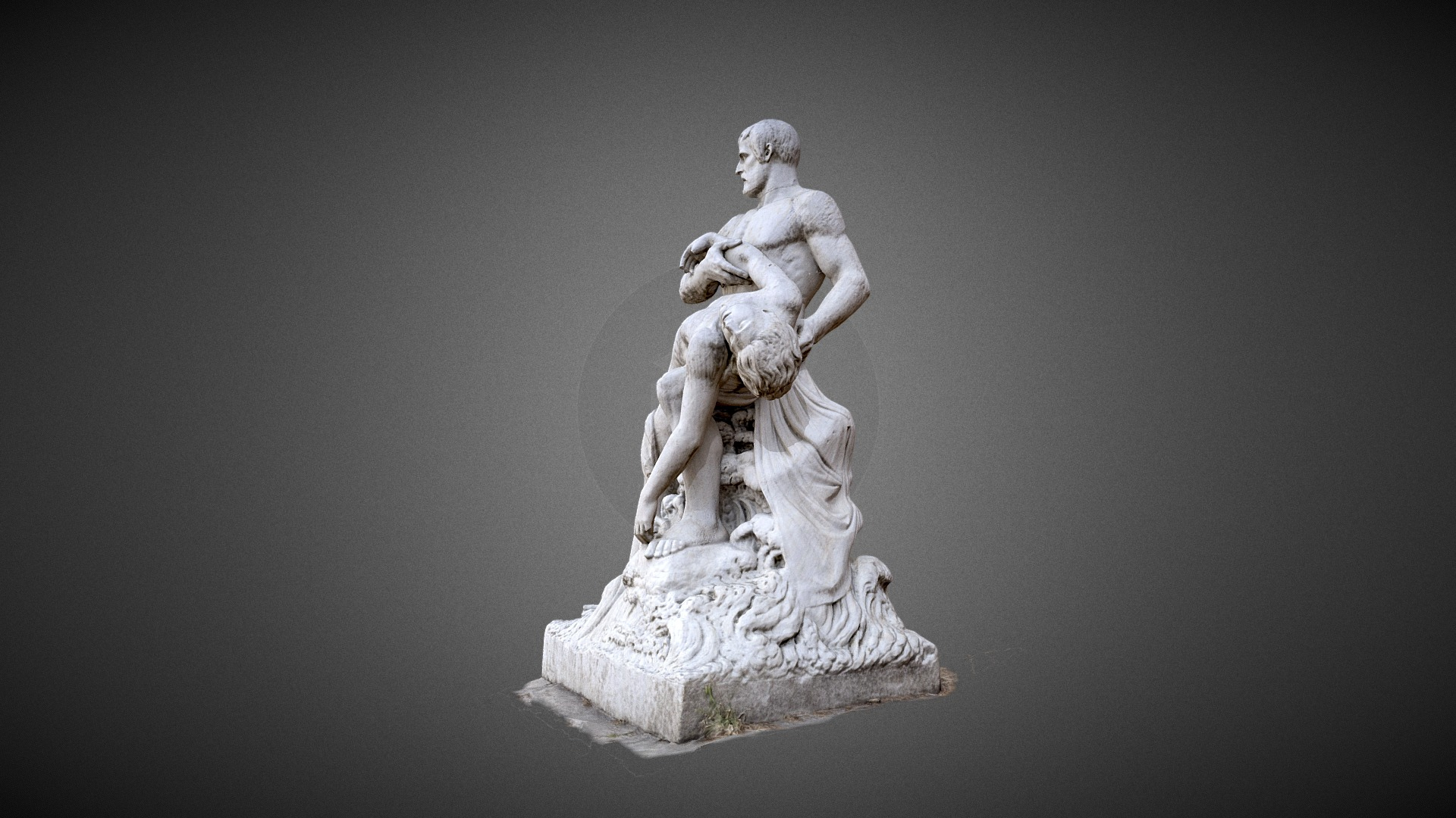Les Naufragés Antoine Etex 1859 3D Model