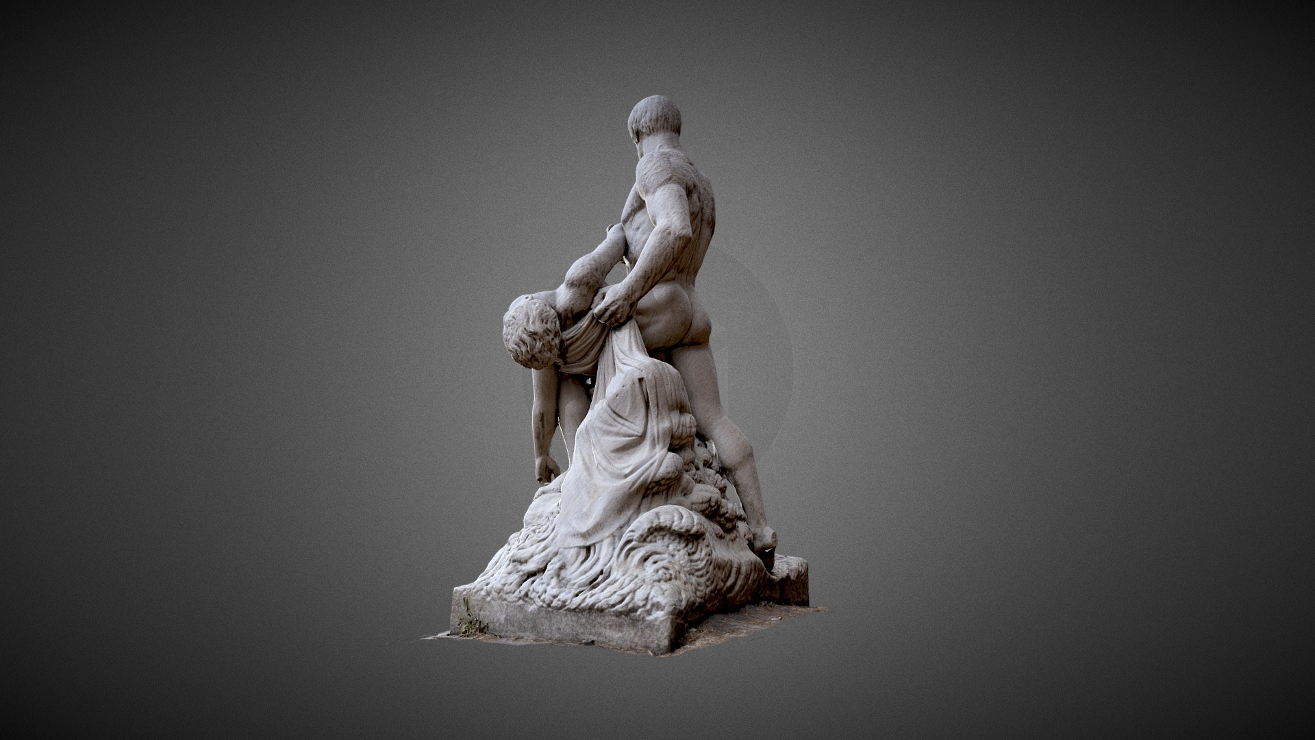 Les Naufrag&eacutes Antoine Etex 1859 3D Model
