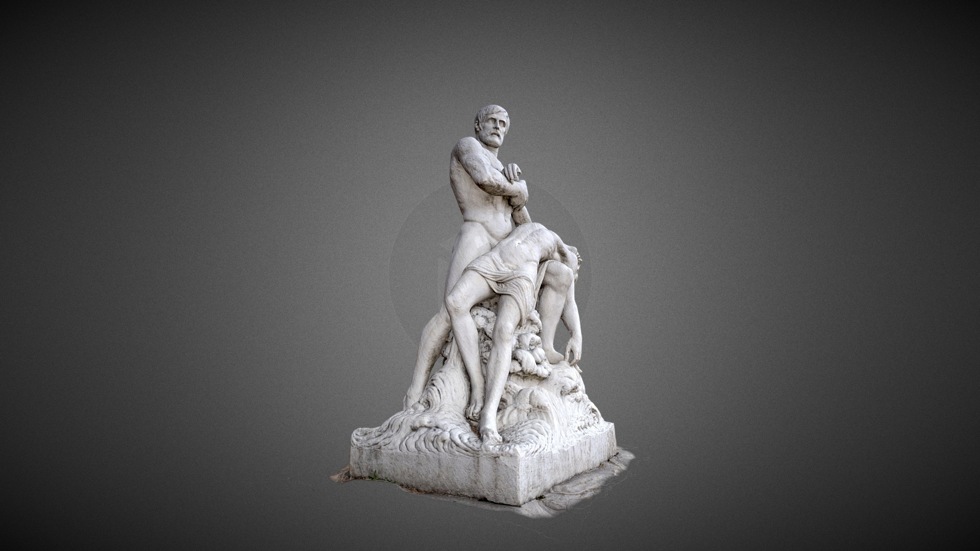Les Naufrag&eacutes Antoine Etex 1859 3D Model