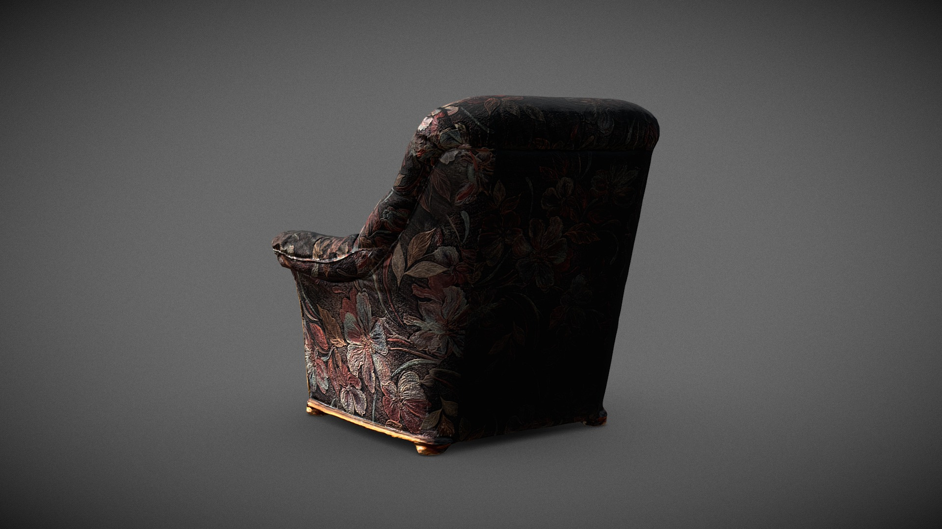 Old abandonned Armchair - Quick Scan 3D Model