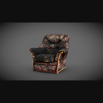 Old abandonned Armchair - Quick Scan