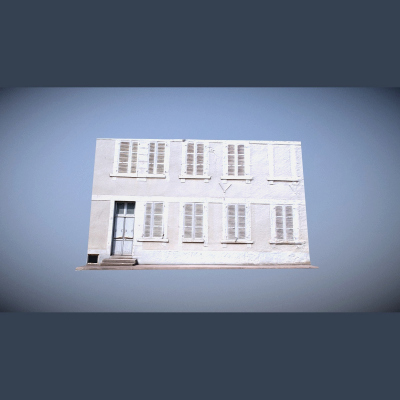 Old French House Facade