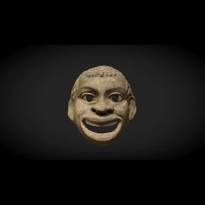 Old Roman theater mask ( Quick Scan )