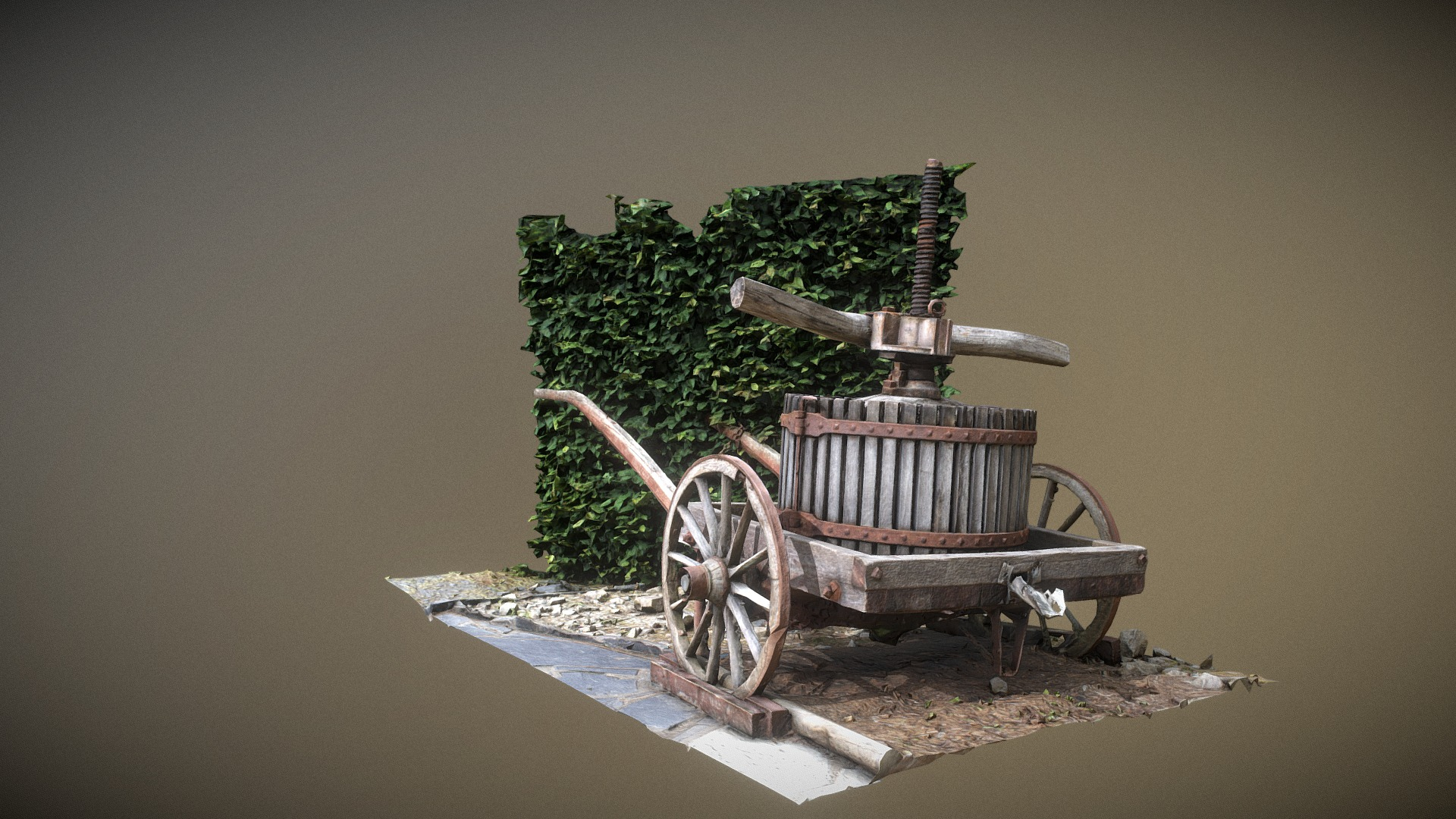 Old Wine Press 3D Model