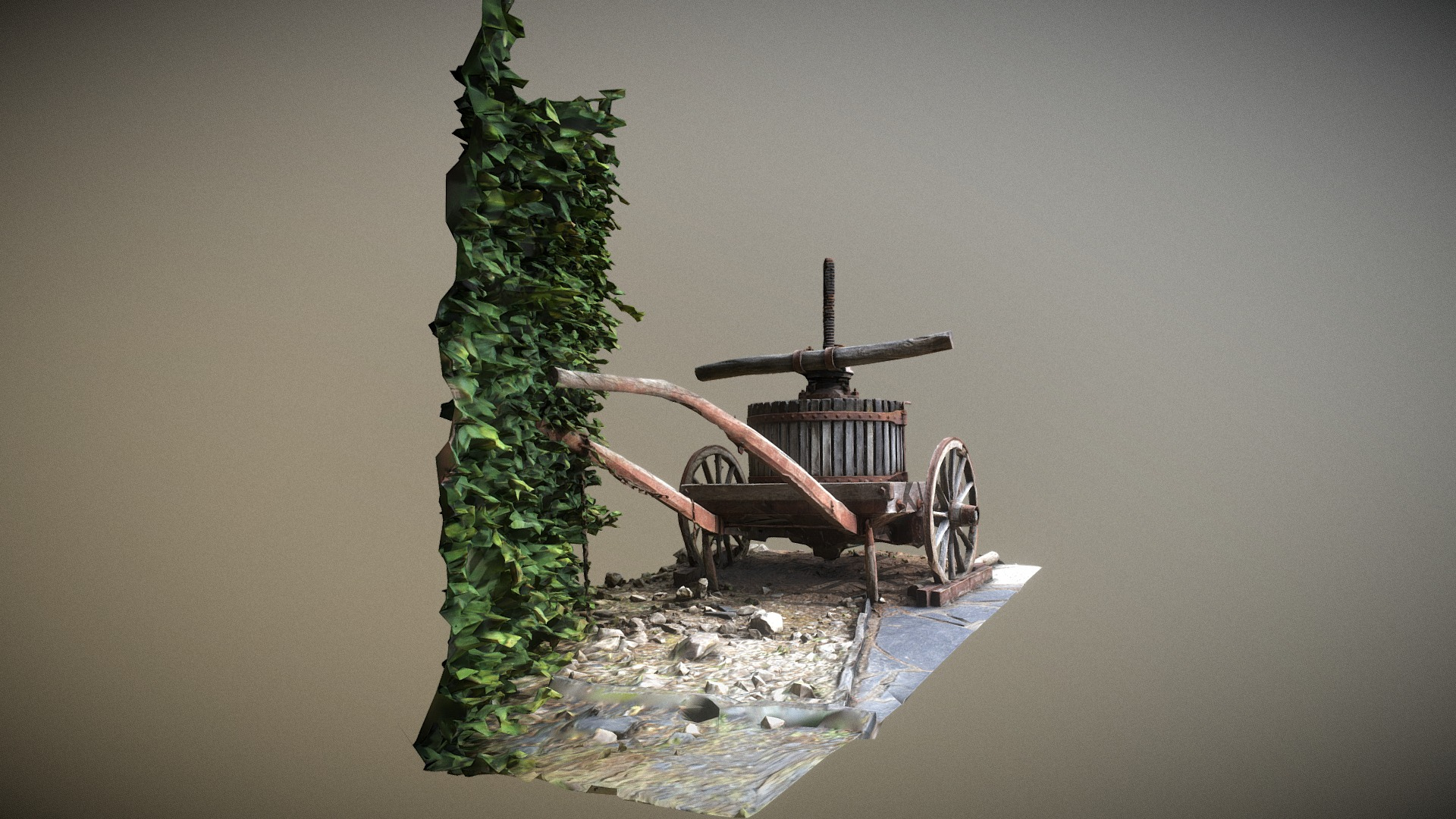 Old Wine Press 3D Model