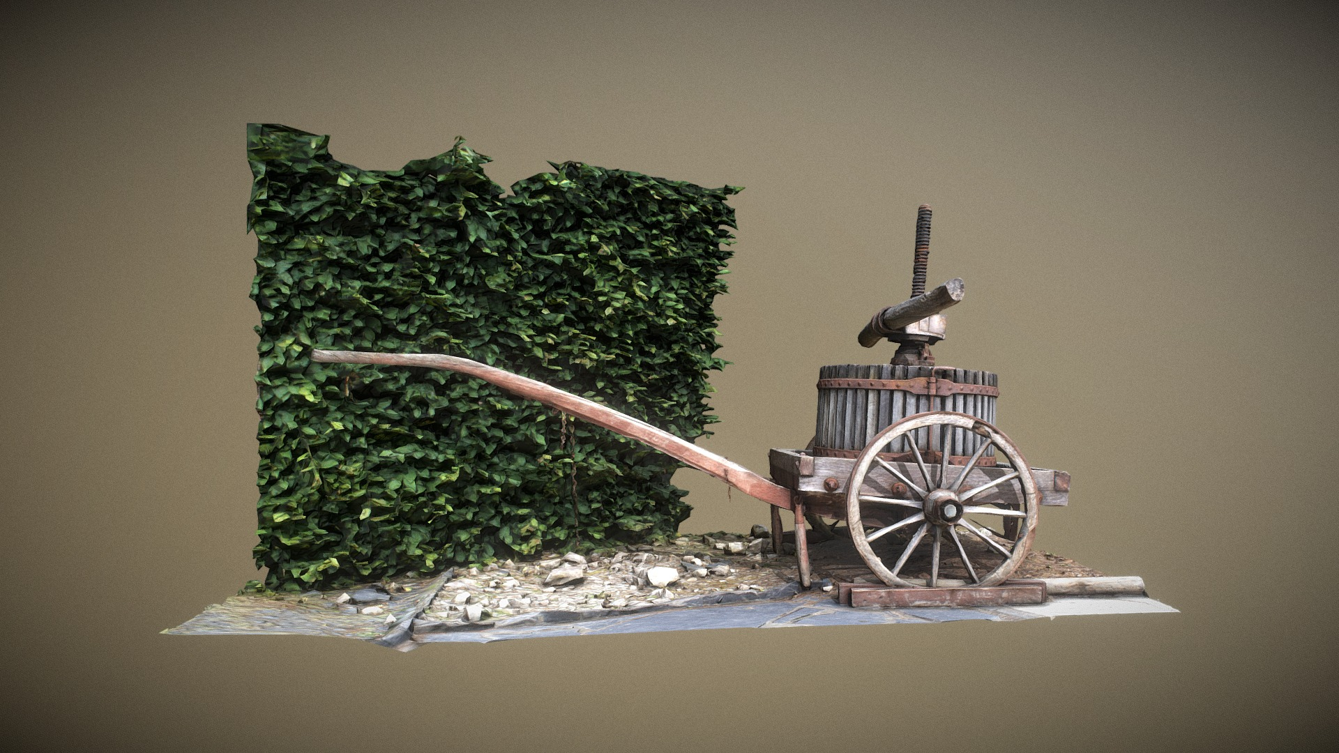 Old Wine Press 3D Model