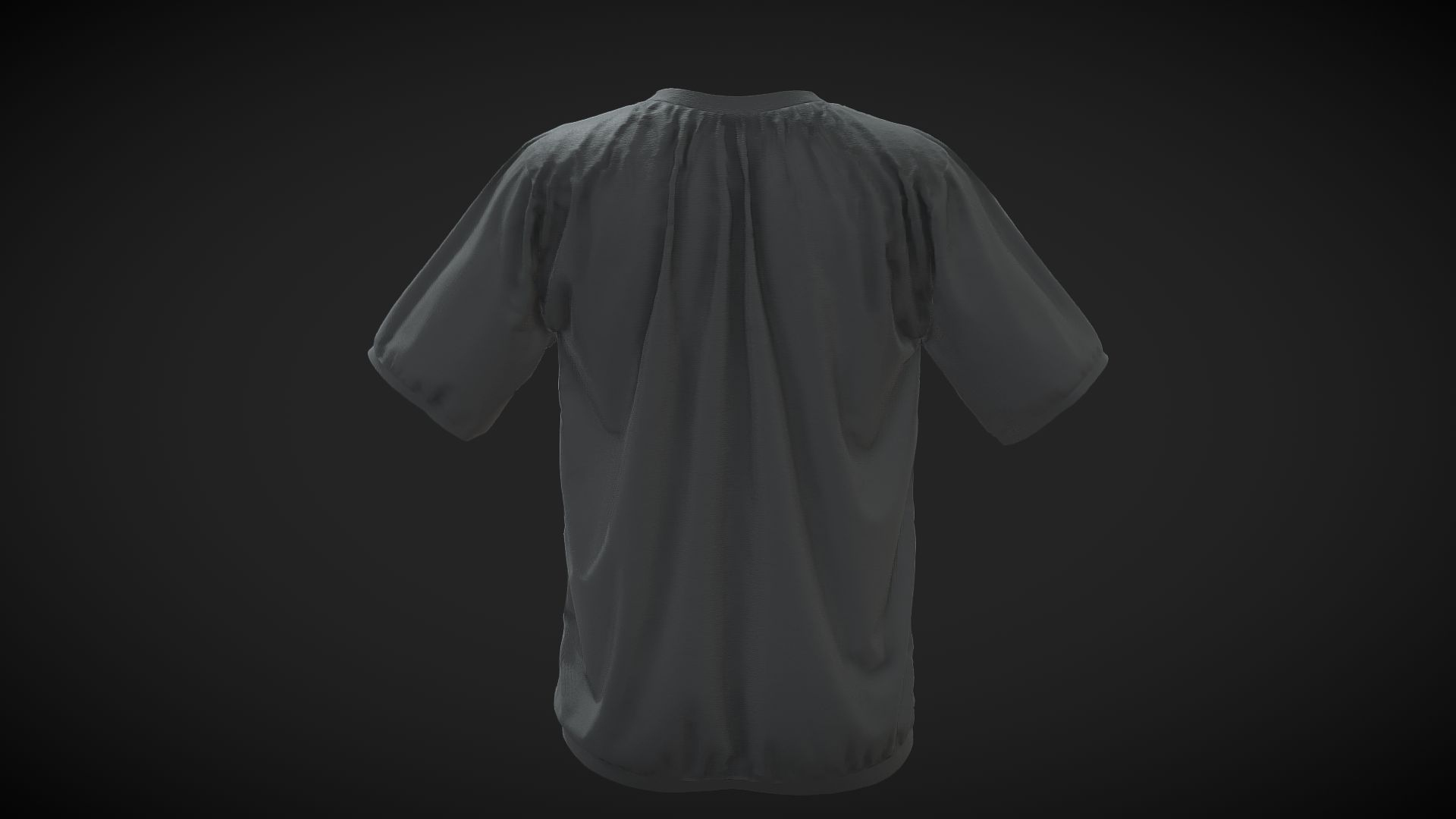 Oversized Shirt UE5 - METAHUMANS 3D Model
