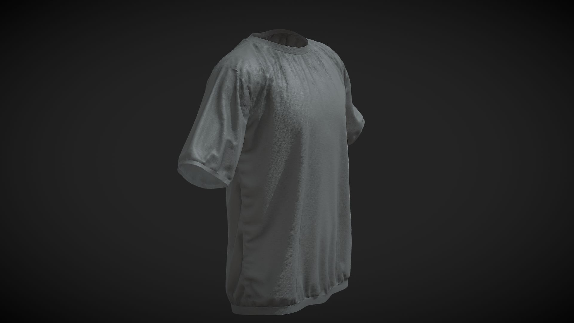 Oversized Shirt UE5 - METAHUMANS  3D Model