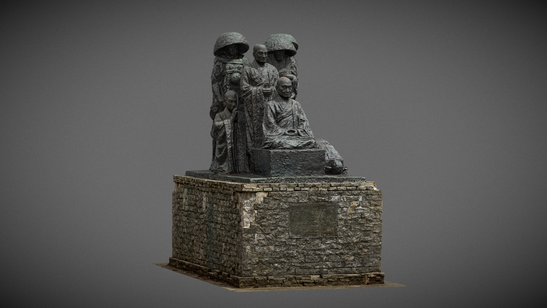 P&egravelerins des nuages et de leau T.Yazaki 1971 3D Model