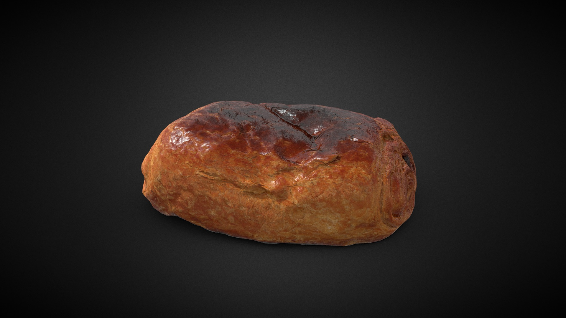 Pain au Chocolat 3D Model