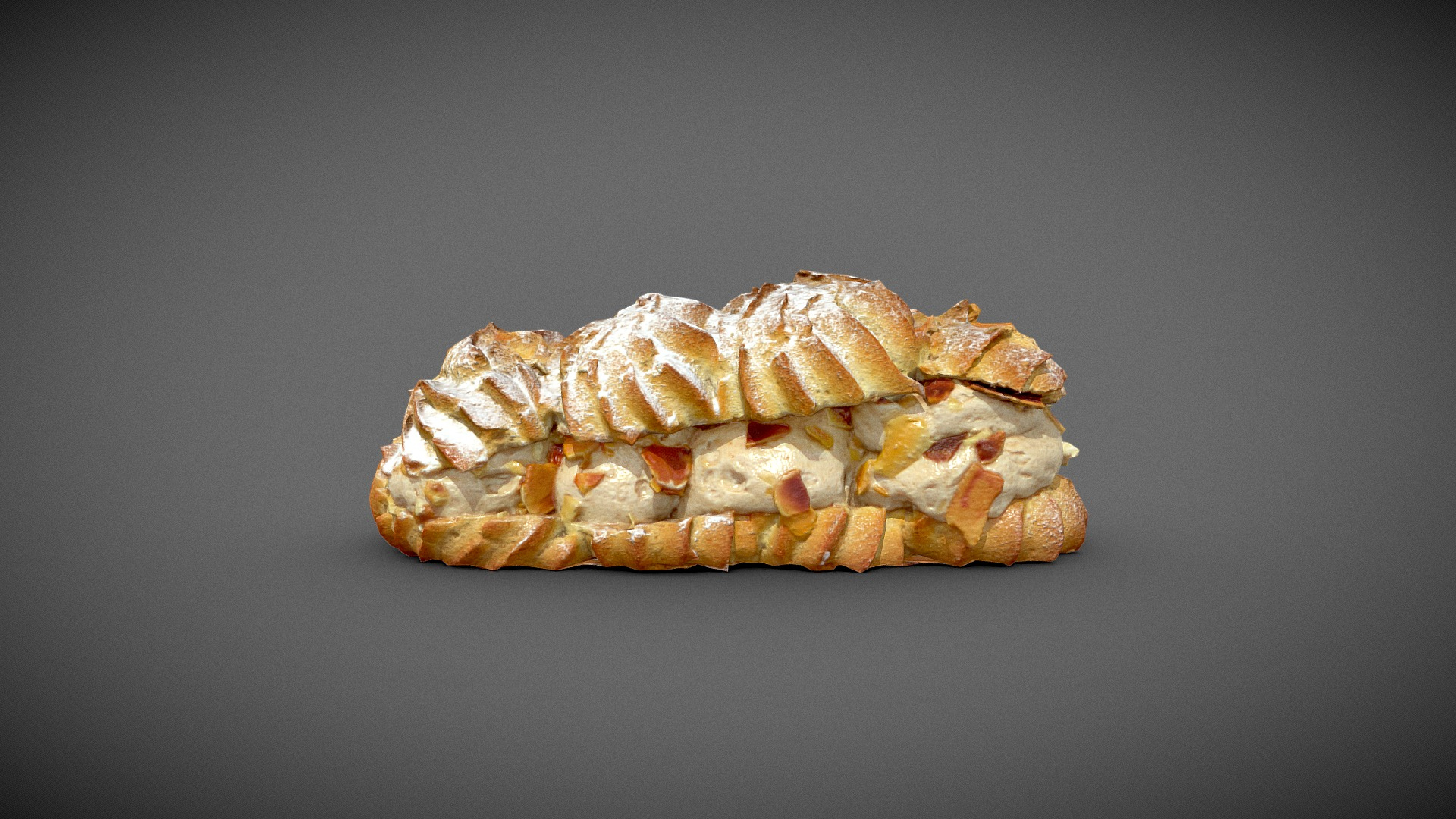 Paris-Brest Pastry 3D Model