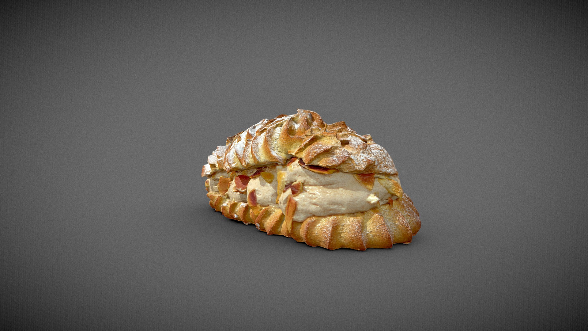 Paris-Brest Pastry 3D Model