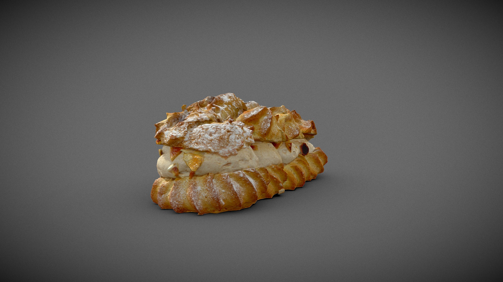 Paris-Brest Pastry 3D Model