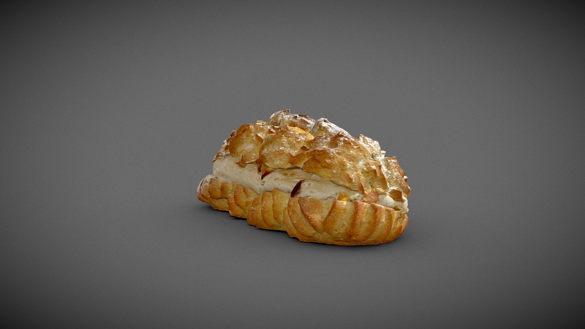 Paris-Brest Pastry 3D Model