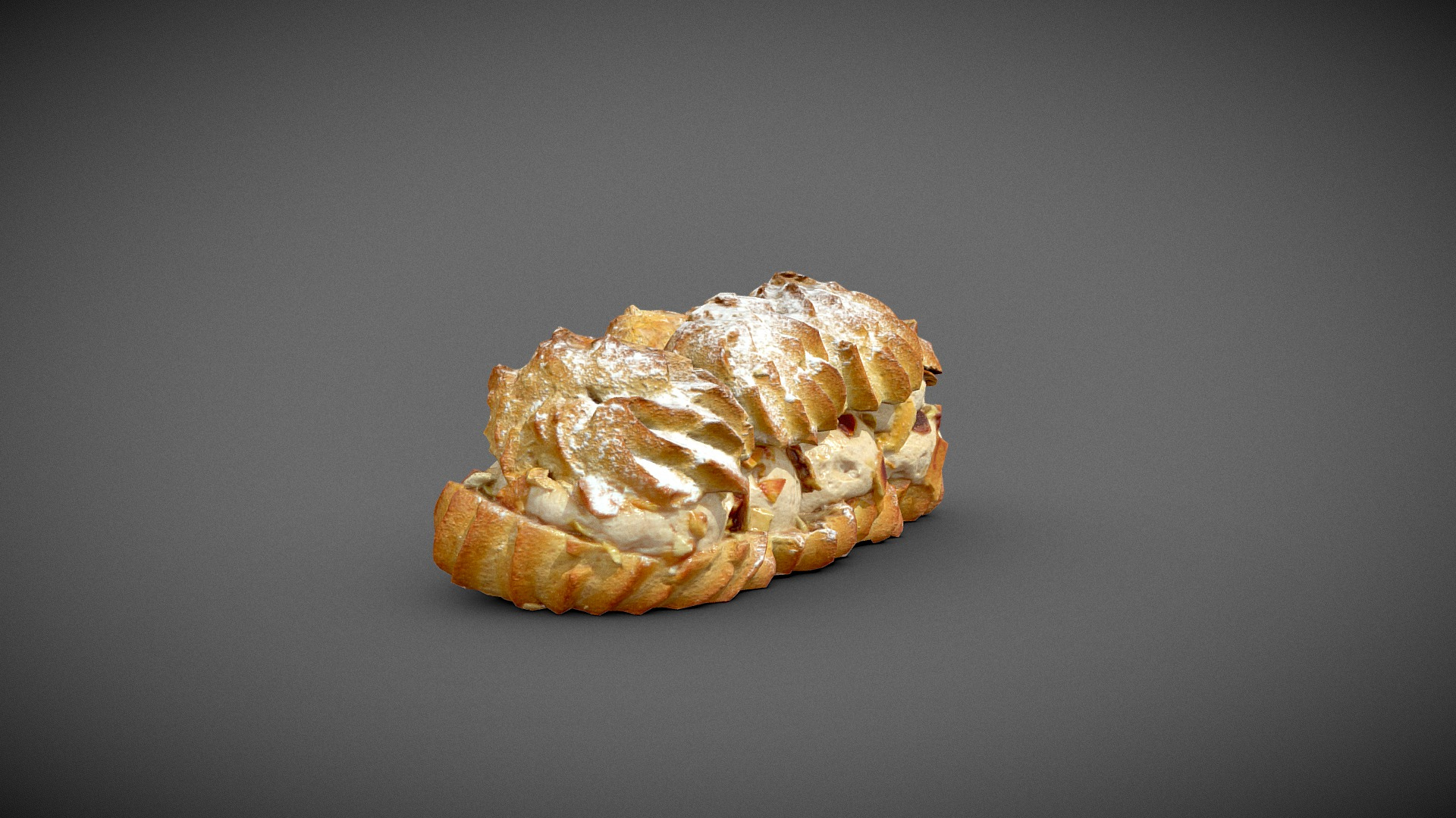 Paris-Brest Pastry 3D Model