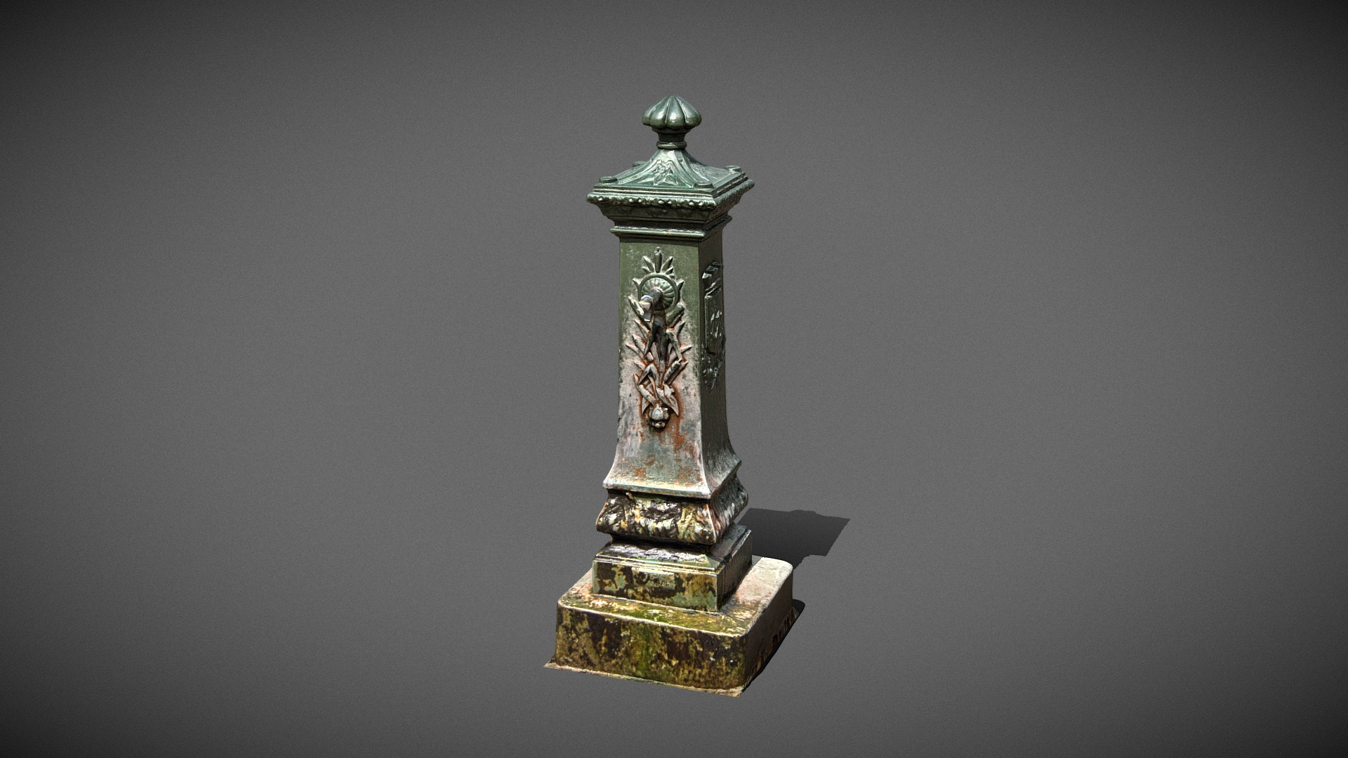 Paris Fountain 3D Model