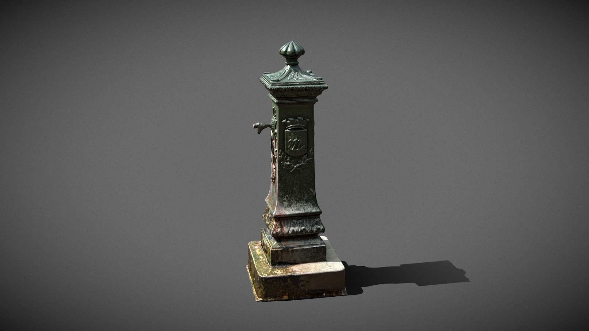 Paris Fountain 3D Model
