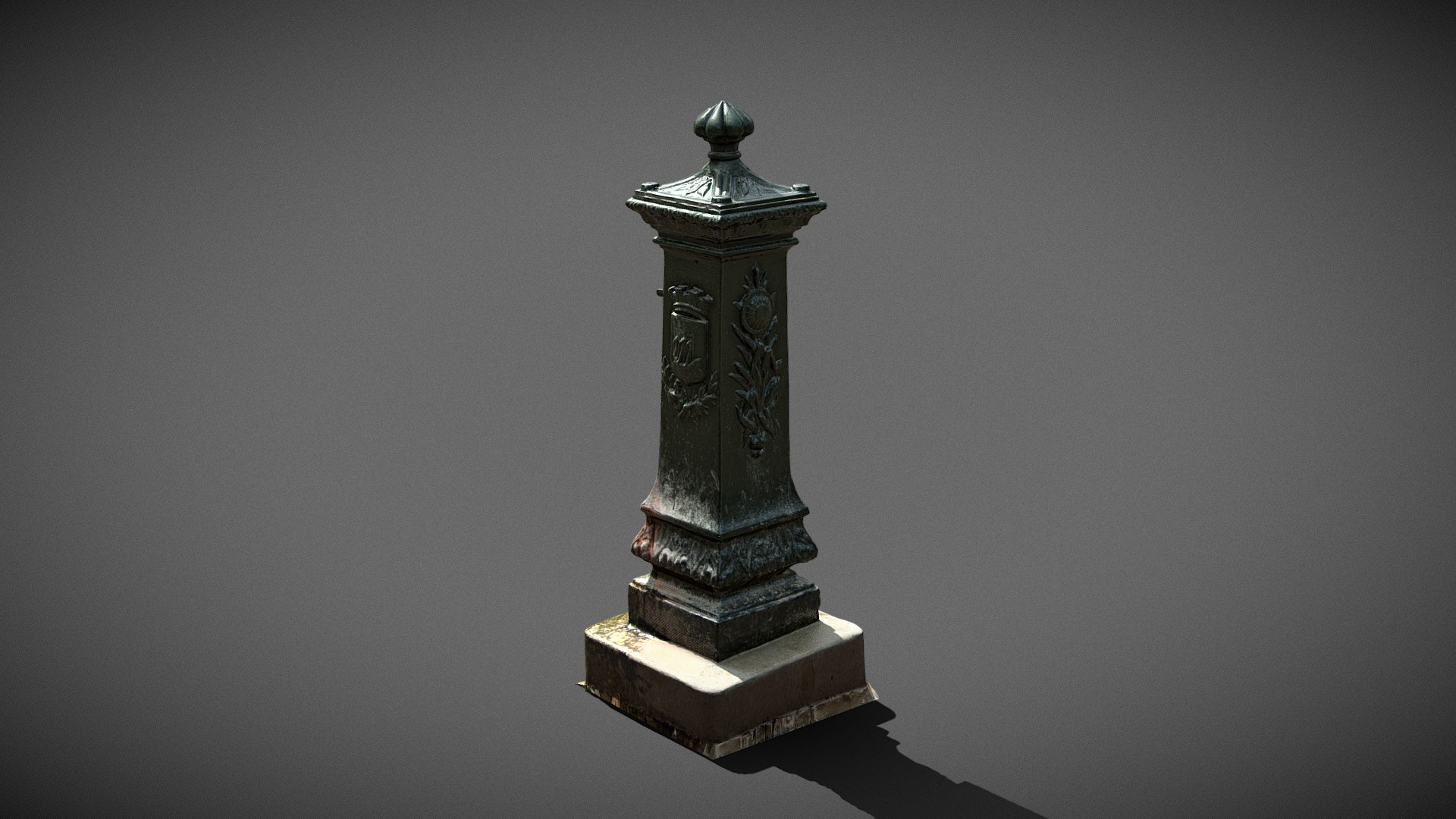 Paris Fountain 3D Model