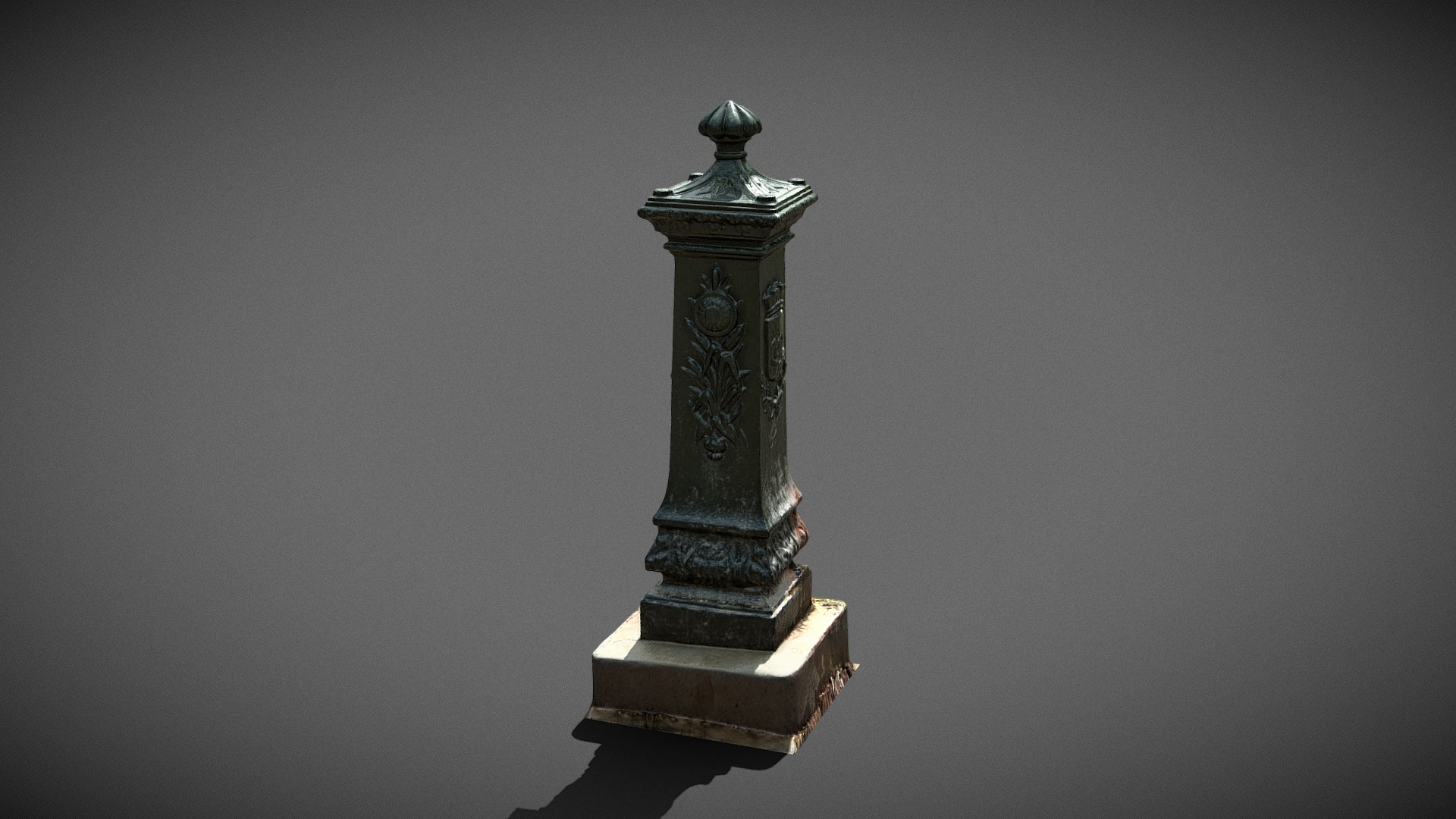 Paris Fountain 3D Model