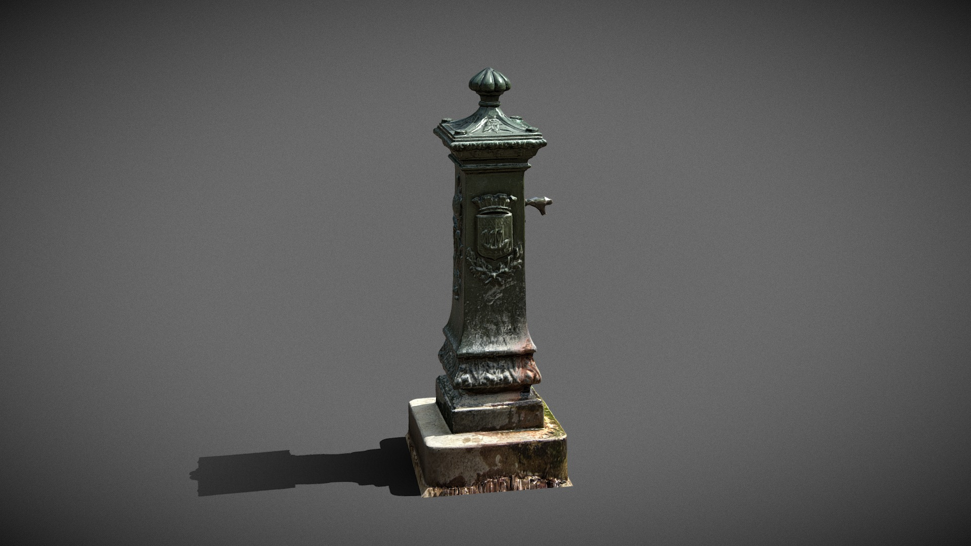 Paris Fountain 3D Model