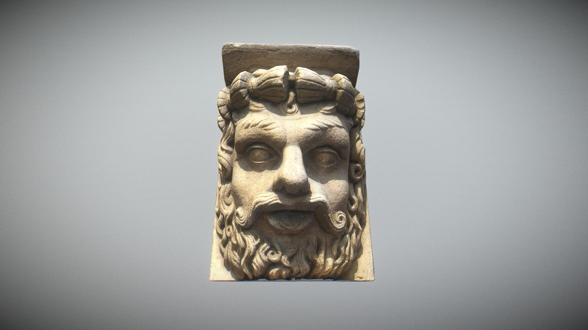 Paris Panth&eacuteon Mascaron n1 3D Model