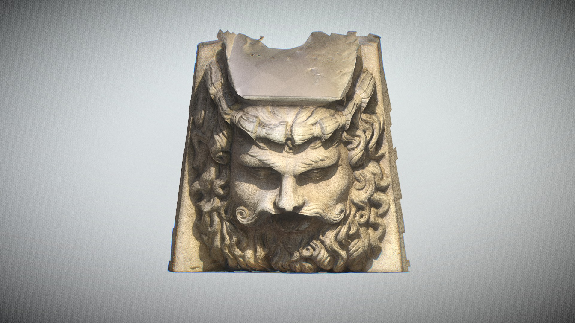 Paris Panth&eacuteon Mascaron n1 3D Model