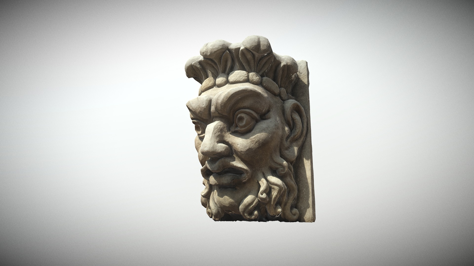 Paris Panth&eacuteon Mascaron n2 3D Model
