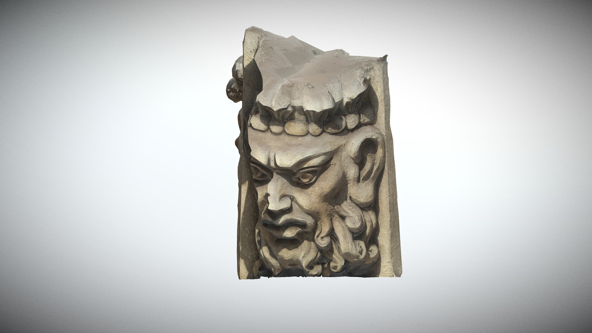 Paris Panth&eacuteon Mascaron n2 3D Model