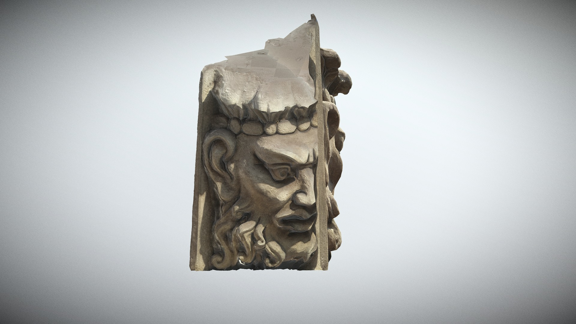 Paris Panthéon Mascaron n2 3D Model