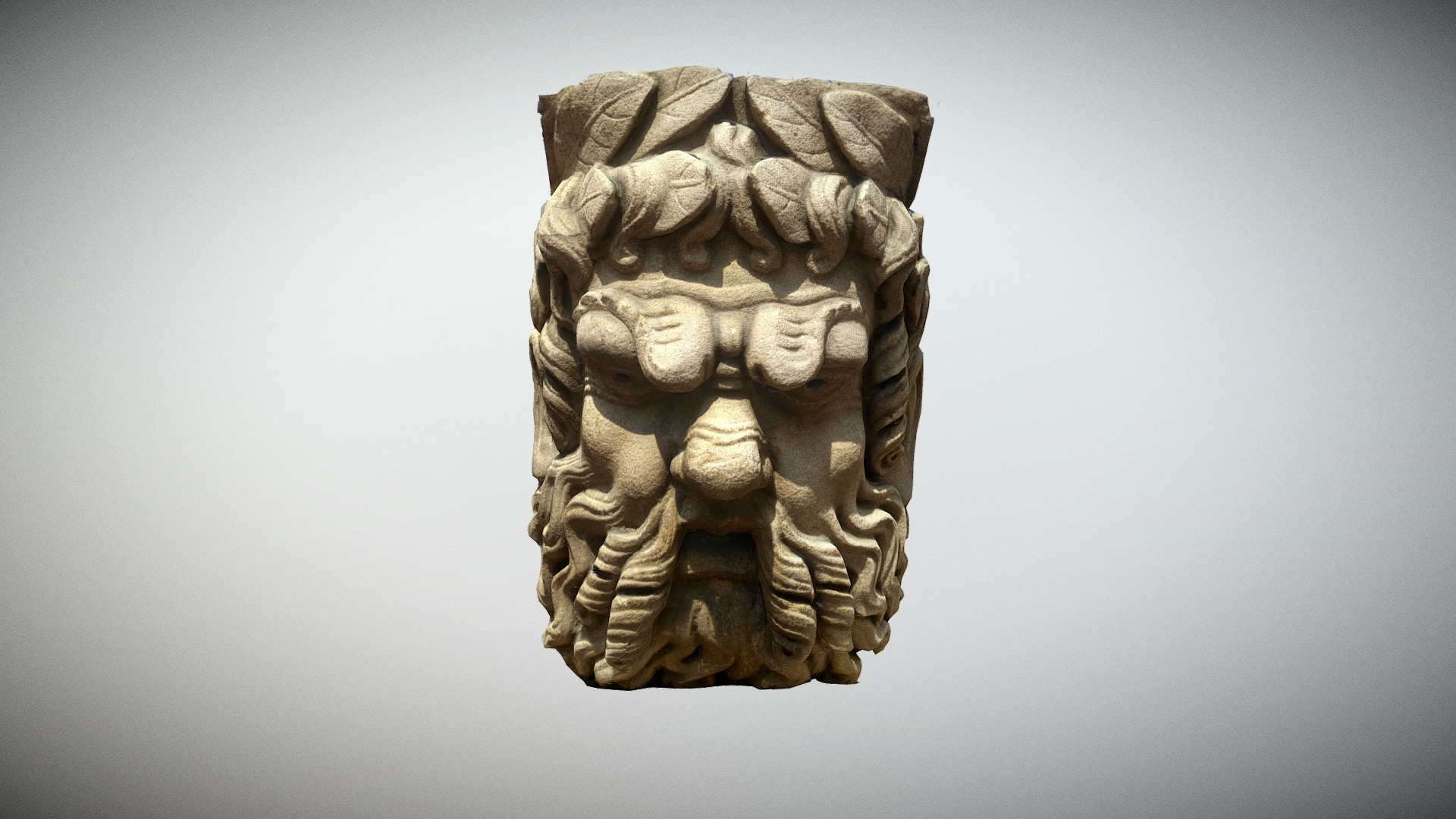 Paris Panth&eacuteon Mascaron n3 3D Model
