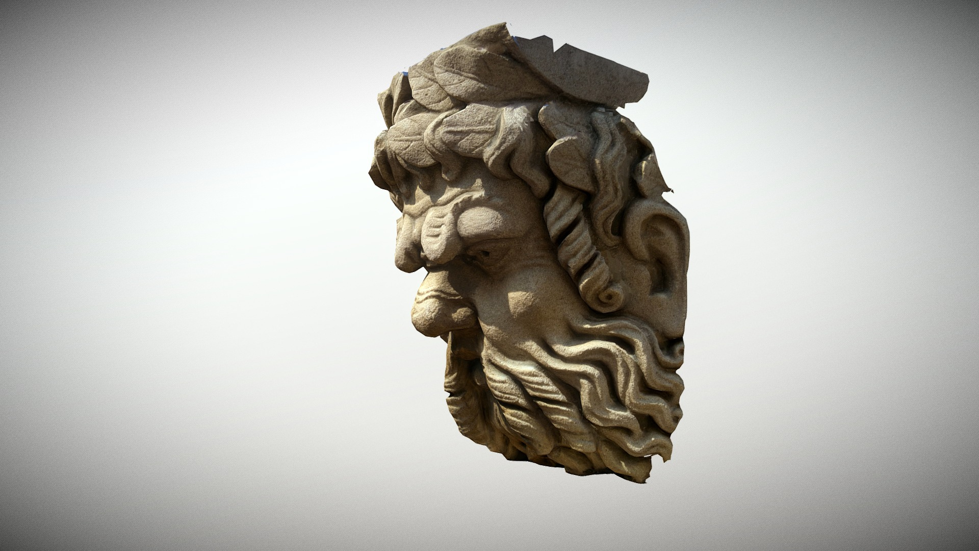 Paris Panth&eacuteon Mascaron n3 3D Model