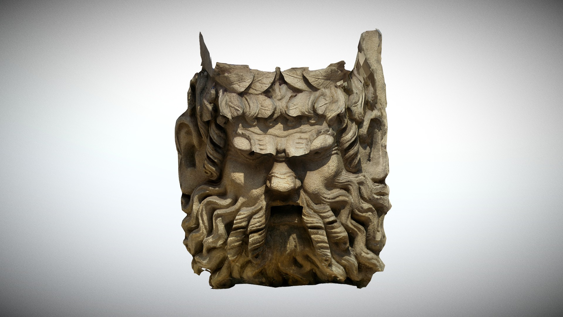 Paris Panth&eacuteon Mascaron n3 3D Model