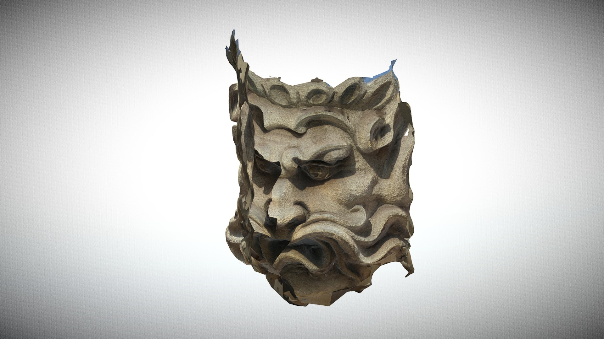 Paris Panthéon Mascaron n4 3D Model