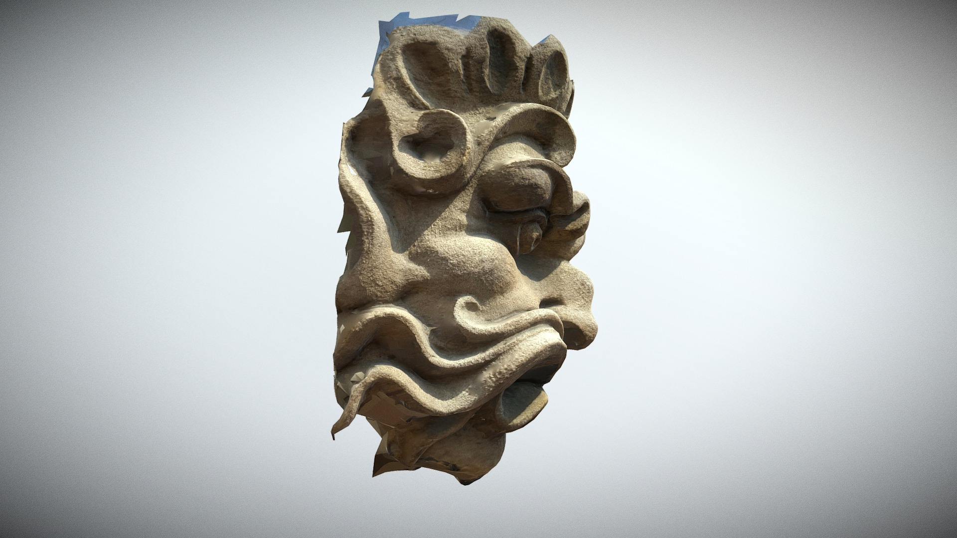 Paris Panth&eacuteon Mascaron n4 3D Model