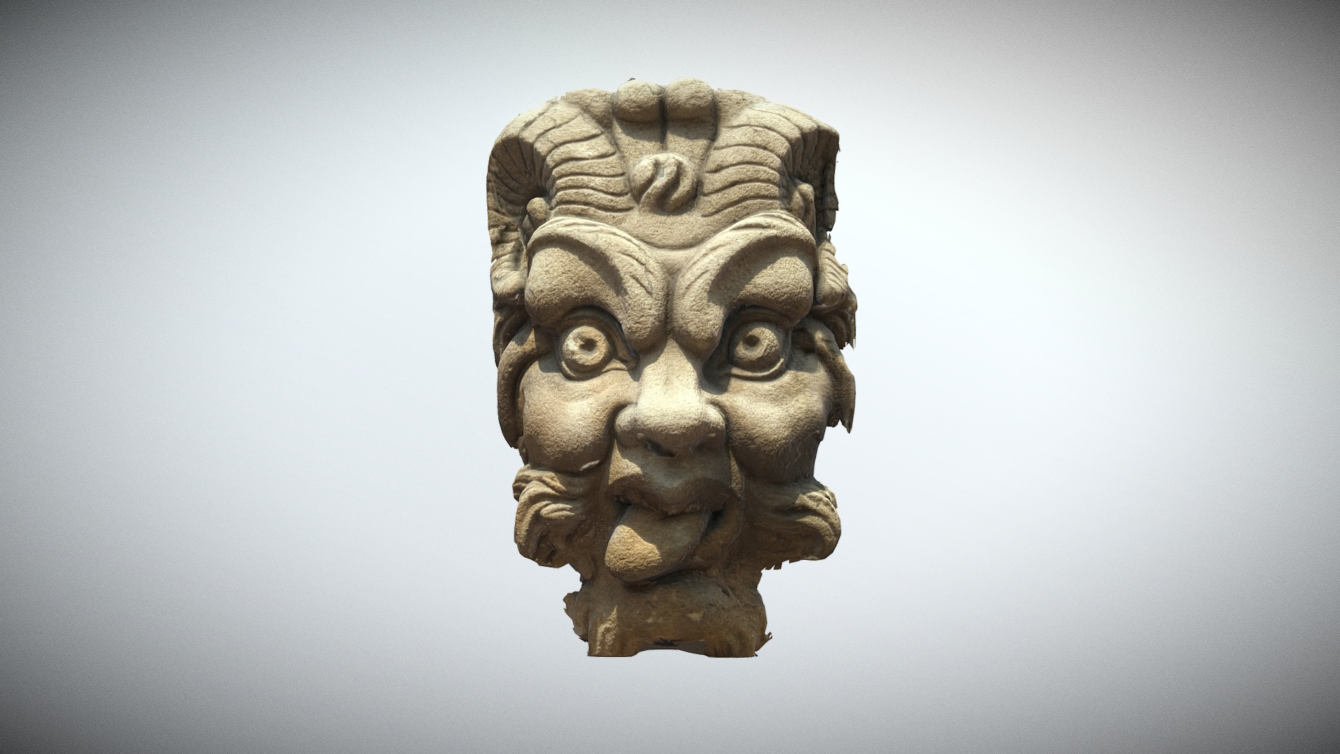 Paris Panthéon Mascaron n5 3D Model