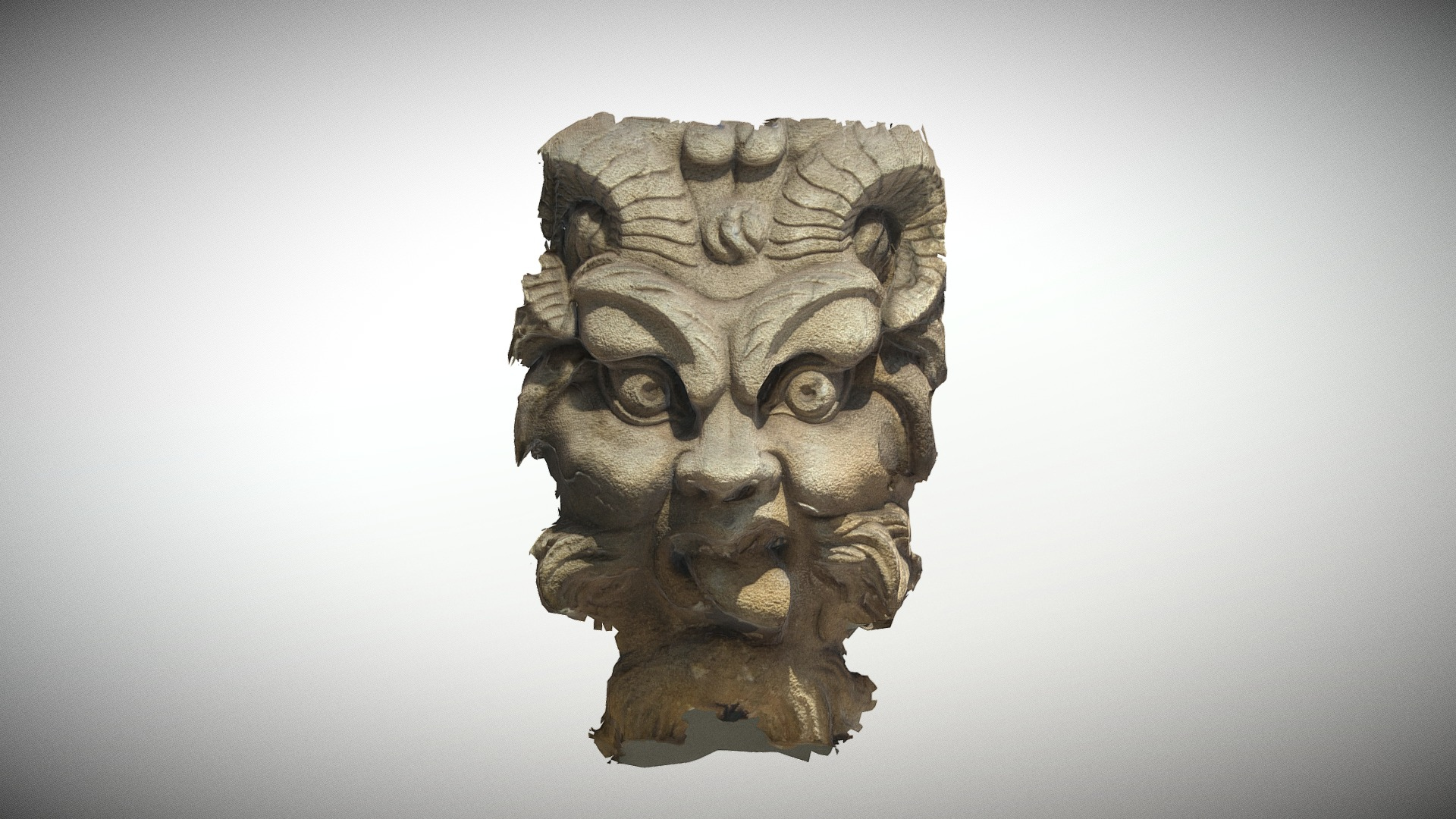 Paris Panthéon Mascaron n5 3D Model