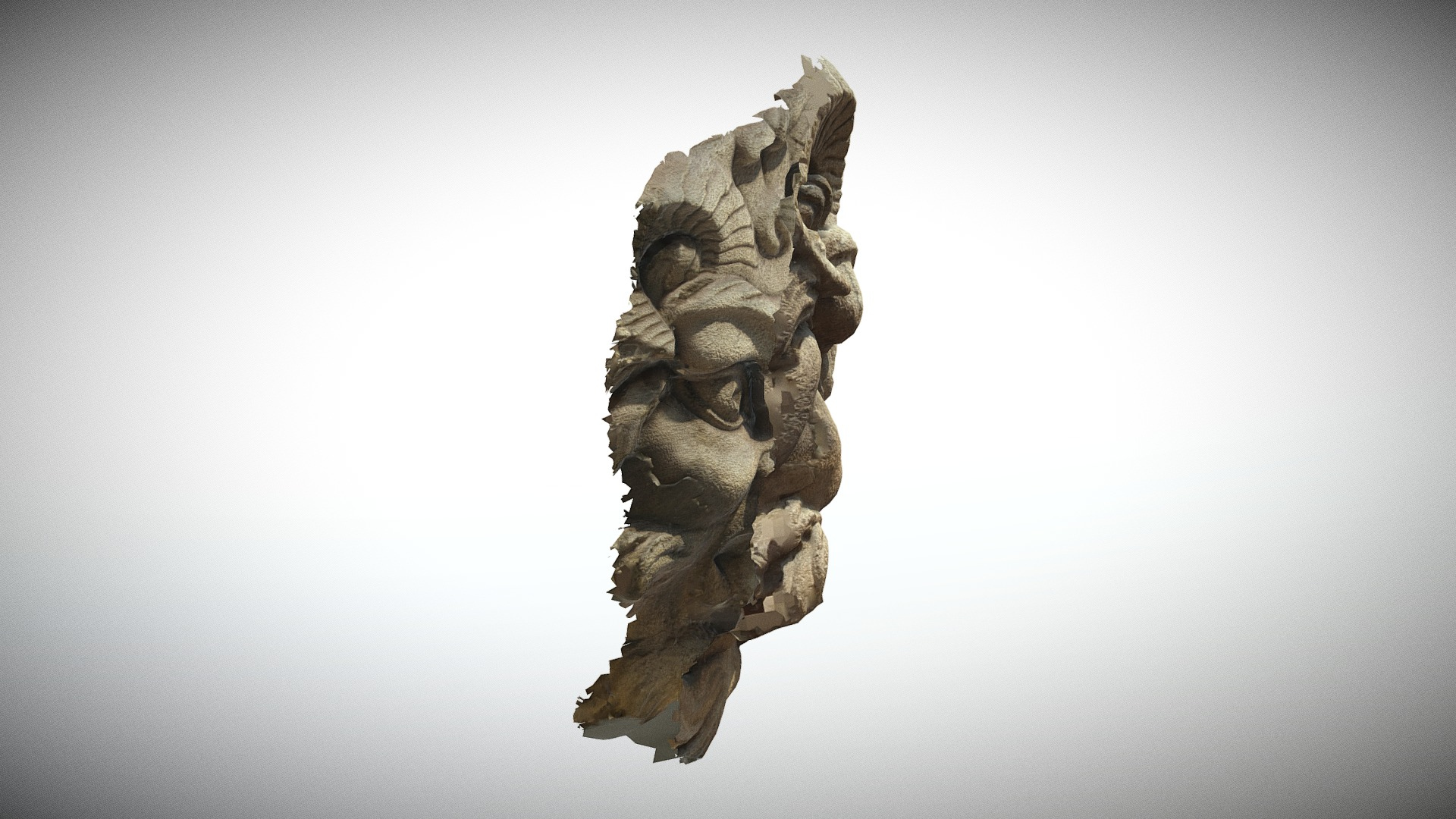 Paris Panth&eacuteon Mascaron n5 3D Model