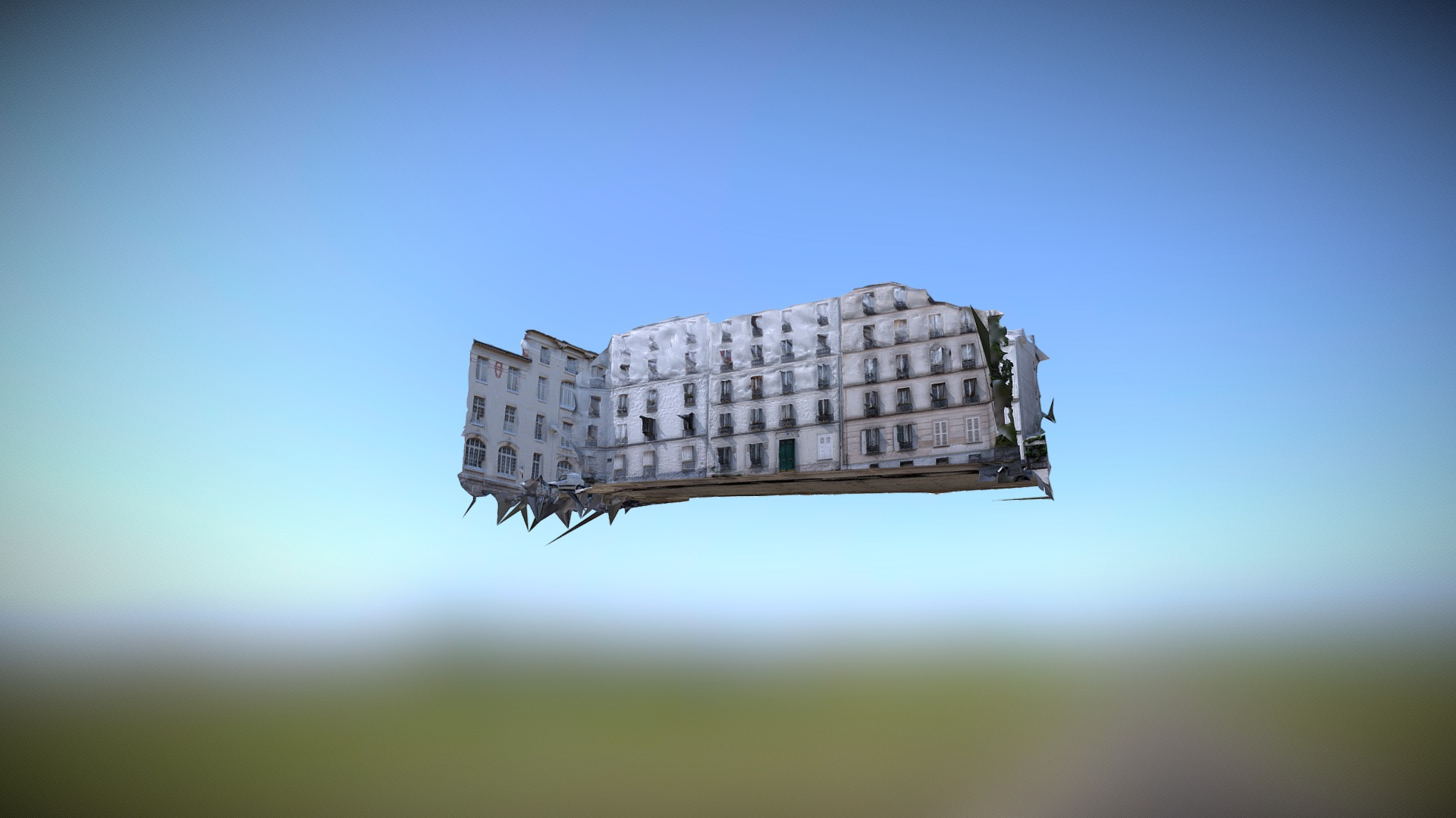 Paris Street 2018 3D Model