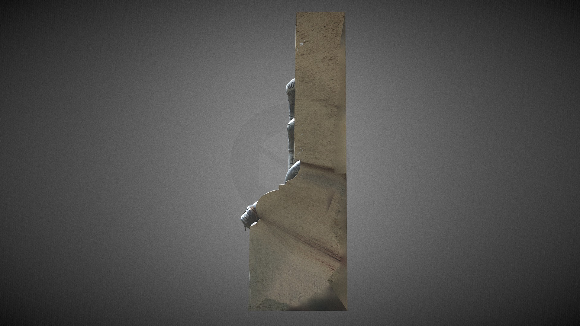 Parisian Water Pipes with Stickers 3D Model