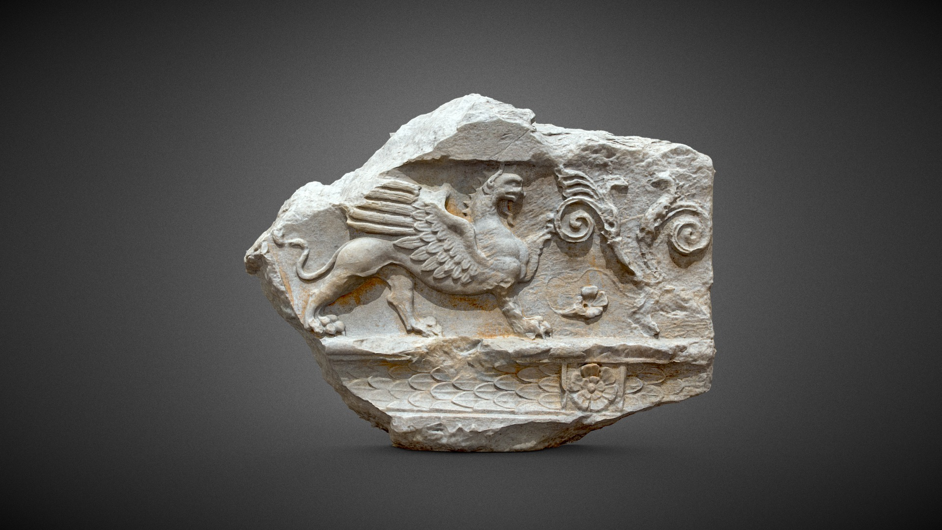 Pilaster capital 323-31 BC 3D Model