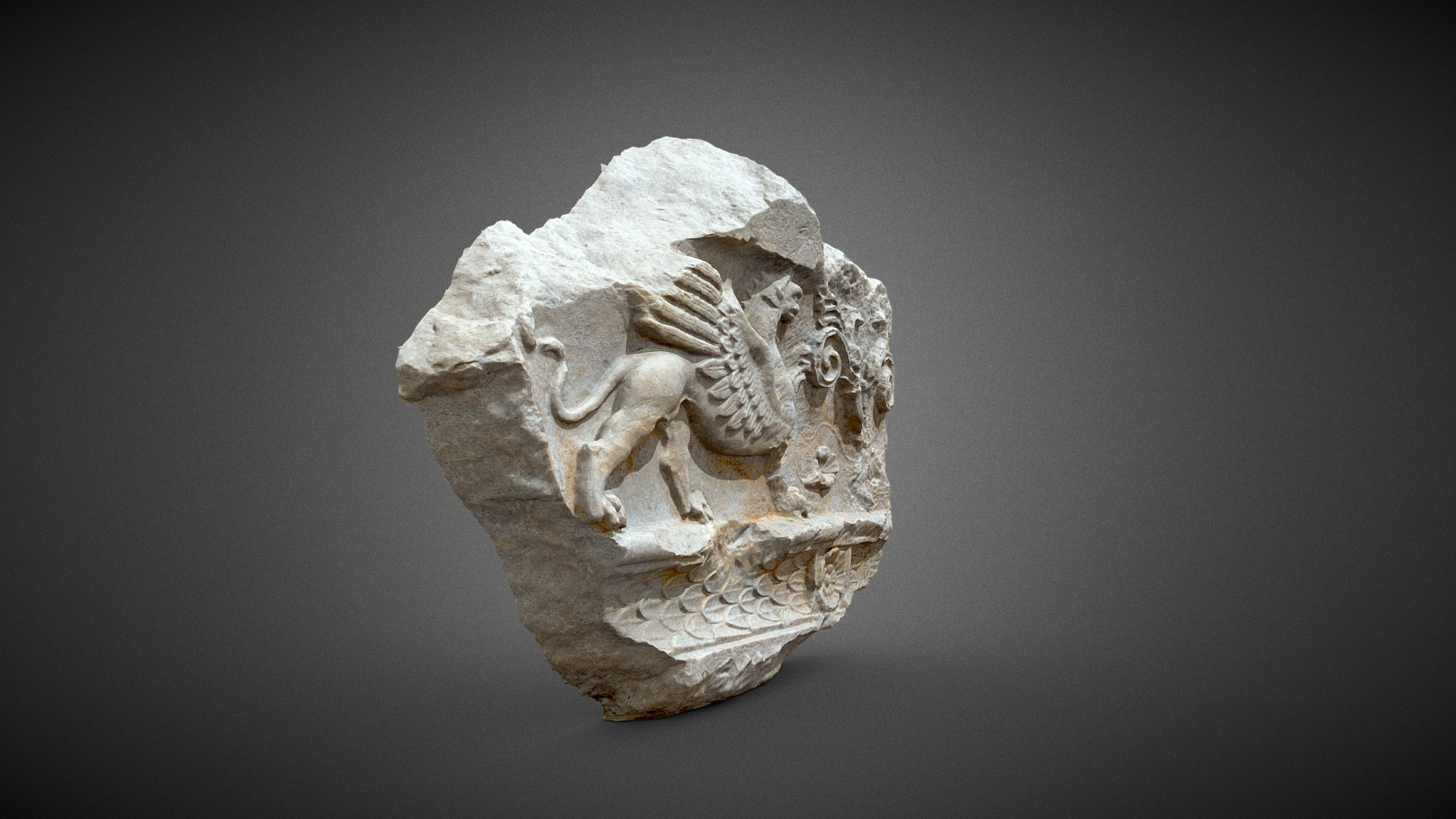 Pilaster capital 323-31 BC 3D Model