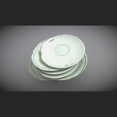 Plates Art Sculpture